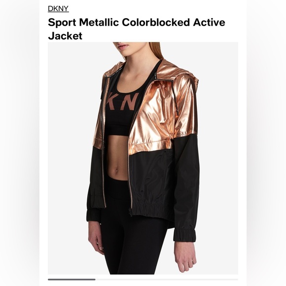 DKNY Sport Colorblocked Active Jacket - Picture 1 of 13